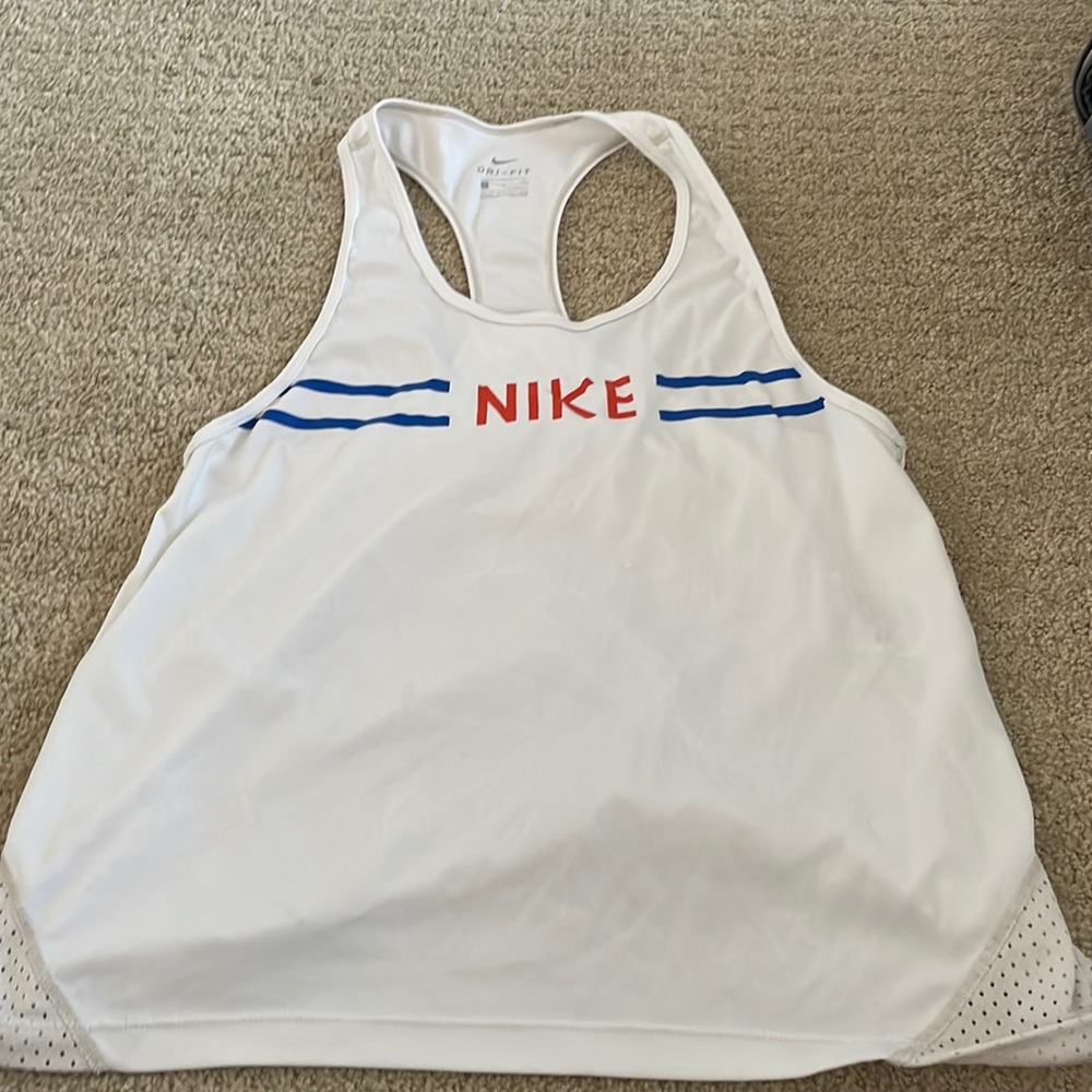 White Nike Tank